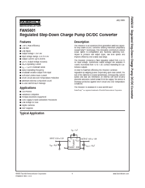 FAN5601MP13X Datasheet PDF Fairchild Semiconductor