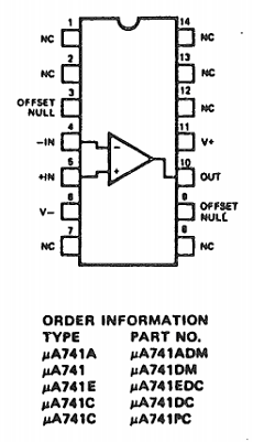 UA741C Datasheet PDF Fairchild Semiconductor