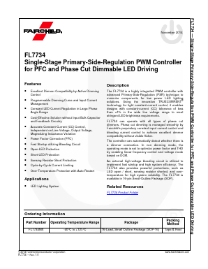 FL7734 Datasheet PDF Fairchild Semiconductor