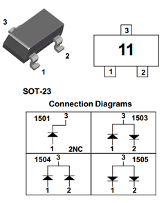 MMBD1501 Datasheet PDF Fairchild Semiconductor
