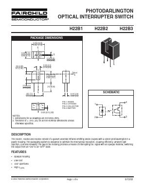 H22B1_02 Datasheet PDF Fairchild Semiconductor