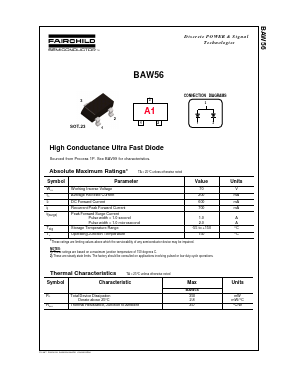 BAW56_97 Datasheet PDF Fairchild Semiconductor