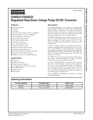 FAN5631MPX Datasheet PDF Fairchild Semiconductor
