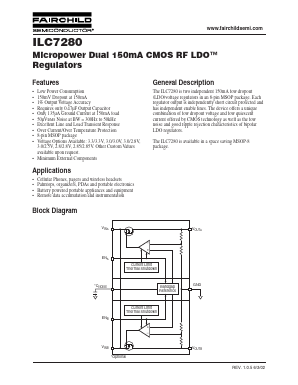 ILC7280AR2530X Datasheet PDF Fairchild Semiconductor