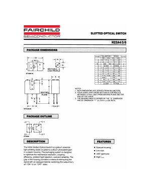 H22A4 Datasheet PDF Fairchild Semiconductor