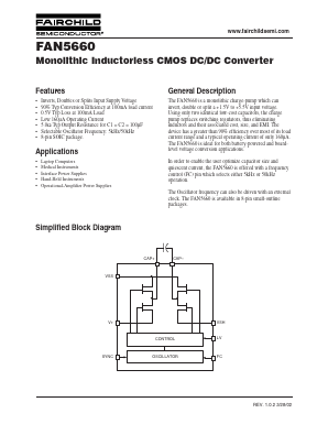 FAN5660IMX Datasheet PDF Fairchild Semiconductor