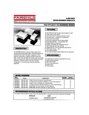 MAN6950 Datasheet PDF Fairchild Semiconductor