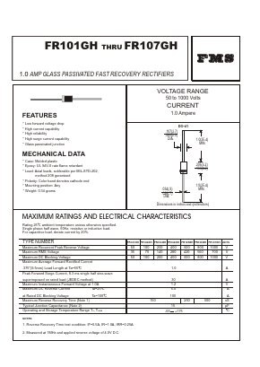 FR103GH Datasheet PDF Formosa Technology