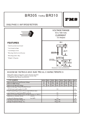 BR31 Datasheet PDF Formosa Technology