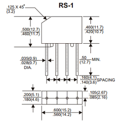 RS106 Datasheet PDF Formosa Technology