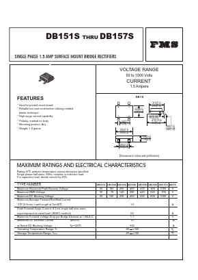 DB156S Datasheet PDF Formosa Technology