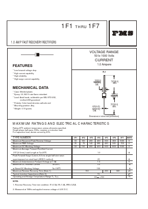 1F1 Datasheet PDF Formosa Technology