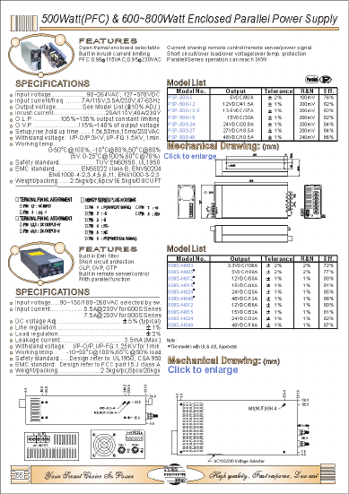 600S-N024 Datasheet PDF Fran Mar International