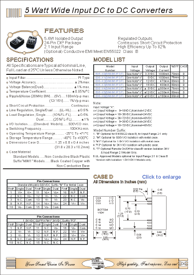 E05-X0 Datasheet PDF Fran Mar International