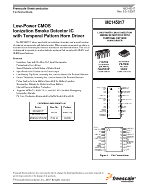 MC145017P Datasheet PDF Freescale Semiconductor