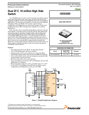 10XS4200 Datasheet PDF Freescale Semiconductor