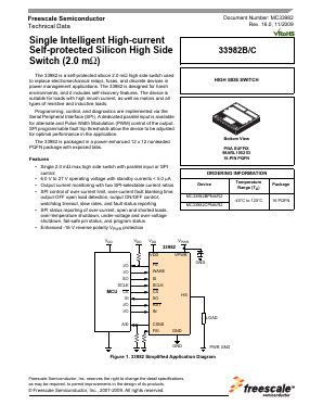 33982B/C Datasheet PDF Freescale Semiconductor