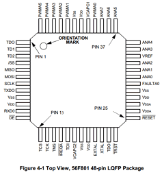 DSP56F801FA80E Datasheet PDF Freescale Semiconductor