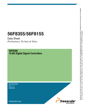 MC56F8155 Datasheet PDF Freescale Semiconductor