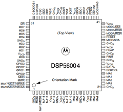 DSP56004FJ81 Datasheet PDF Freescale Semiconductor