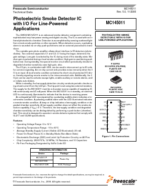 MC145011P Datasheet PDF Freescale Semiconductor