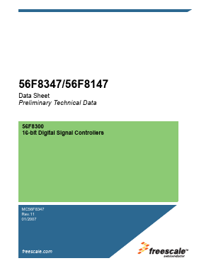 MC56F8347MPYE Datasheet PDF Freescale Semiconductor