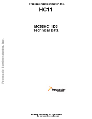 M68HC811D3 Datasheet PDF Freescale Semiconductor