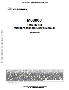 MC68HC000RC12 Datasheet PDF Freescale Semiconductor