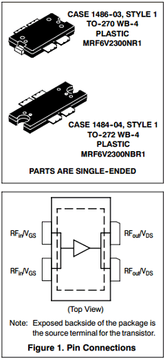 MRF6V2300NR5 Datasheet PDF Freescale Semiconductor