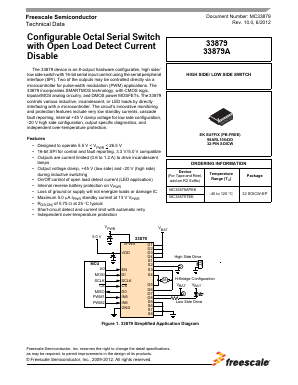 MC33879APEK Datasheet PDF Freescale Semiconductor