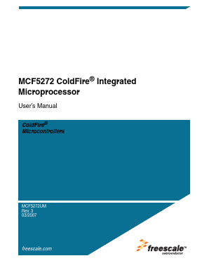 MCF5272CVF66 Datasheet PDF Freescale Semiconductor