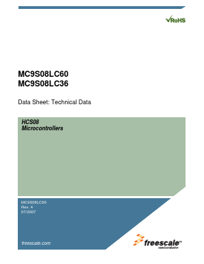 MC9S08LC36LH Datasheet PDF Freescale Semiconductor