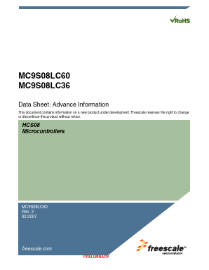 MC9S08LC60 Datasheet PDF Freescale Semiconductor