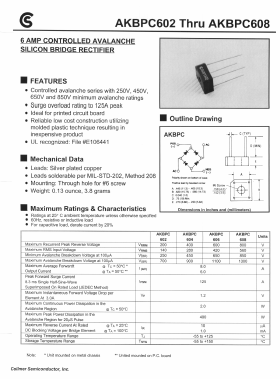 AKBPC604 Datasheet PDF Fuji Electric
