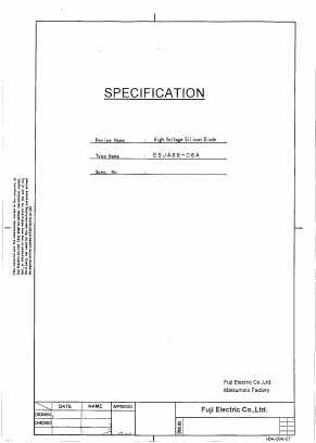 ESJA88-08A Datasheet PDF Fuji Electric