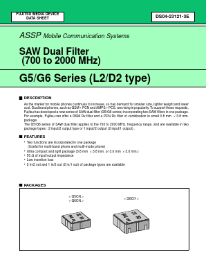 FAR-G6CH-1G8950-L210D-R Datasheet PDF Fujitsu