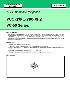 VC-2R8A50-1360 Datasheet PDF Fujitsu