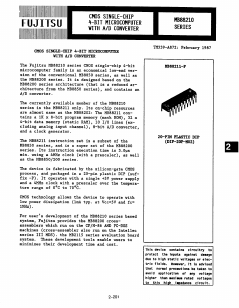 MB88200 Datasheet PDF Fujitsu