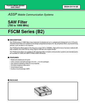 FAR-F5CM-881M50-B266-U Datasheet PDF Fujitsu