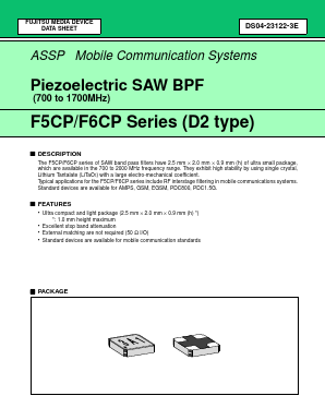 FAR-F6CP-1G4410-D207-V Datasheet PDF Fujitsu