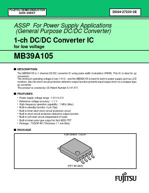 MB39A105 Datasheet PDF Fujitsu