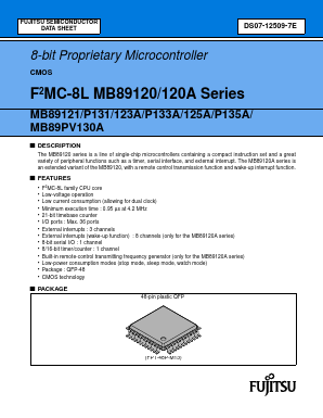 MB89P1A Datasheet PDF Fujitsu