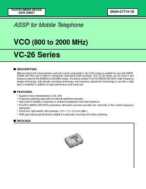VC-2R8A26-2143 Datasheet PDF Fujitsu