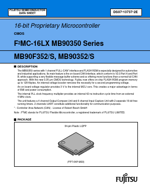MB90350 Datasheet PDF Fujitsu