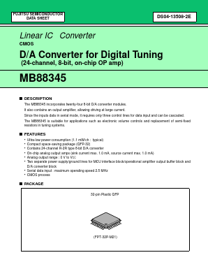 MB88345 Datasheet PDF Fujitsu