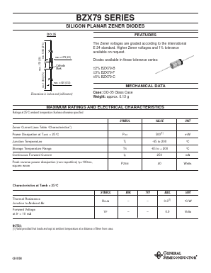 BZX79-F3V6 Datasheet PDF General Semiconductor