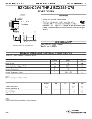 BZX384-C4V3 Datasheet PDF General Semiconductor