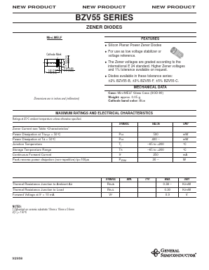 BZV55-B10 Datasheet PDF General Semiconductor