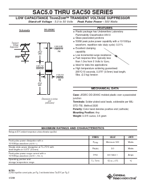 SAC30 Datasheet PDF General Semiconductor