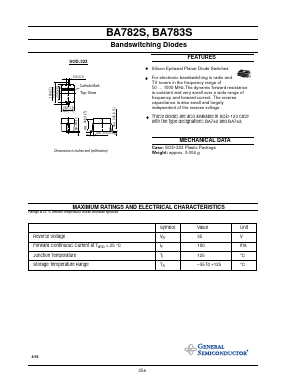 BA782S Datasheet PDF General Semiconductor